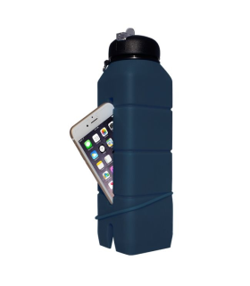 בקבוק שתיה לחיץ MUNKEES SOUND BOTTLE - BLUE