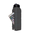 בקבוק שתייה לחיץ Munkees Sound Bottle - Grey
