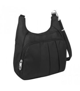 תיק צד נגד גניבות TRAVELON Anti-Theft Classic Pleated Hobo