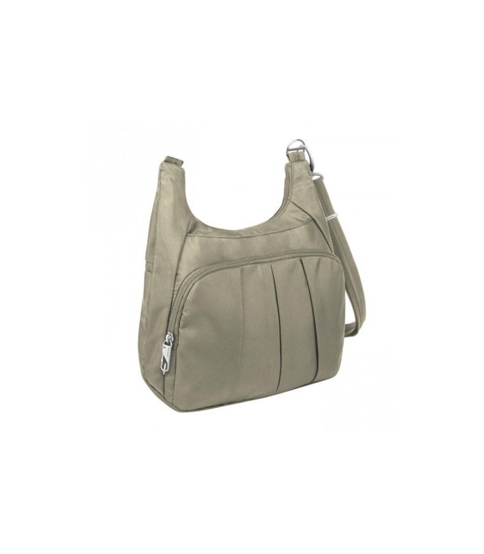 תיק צד נגד גניבות TRAVELON Anti-Theft Classic Pleated Hobo