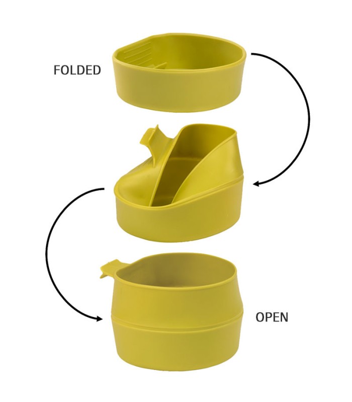 כוס מתקפלת גדולה לשטח Fold A Cup Large