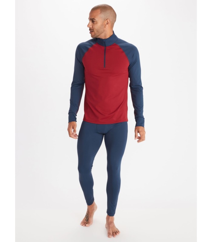 חולצה תרמית חצי רוכסן לגברים Baselayer