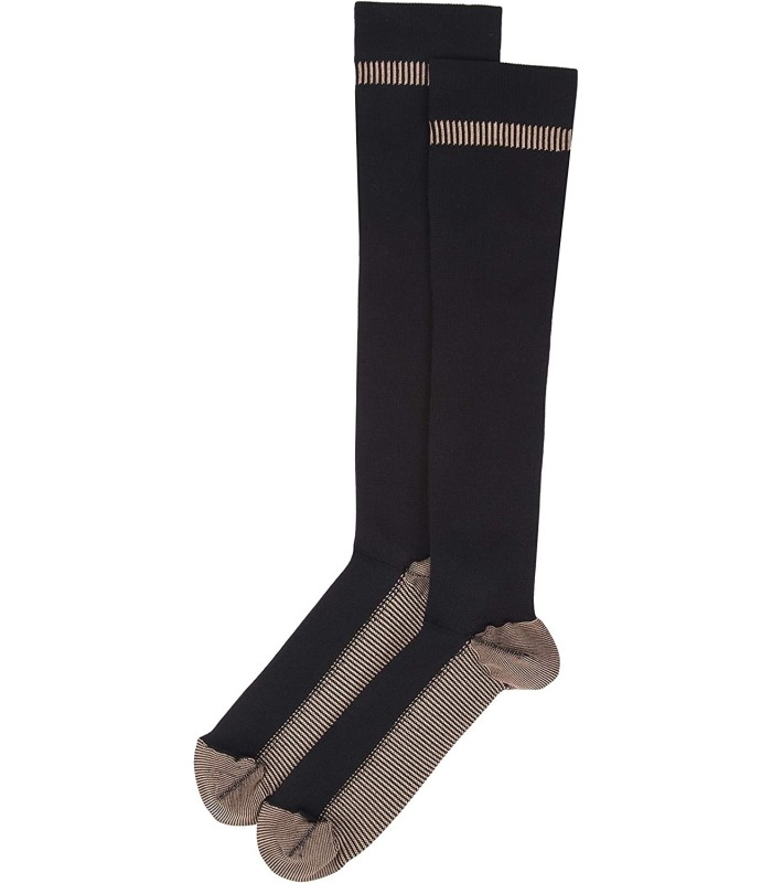 גרבי טיסה עם סיב נחושת L Compress Socks