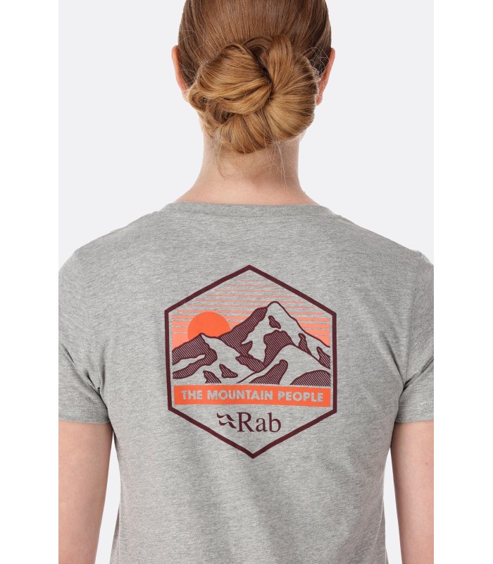 חולצת טי שרט קצרה מכותנה לנשים Stance Mountain Tee