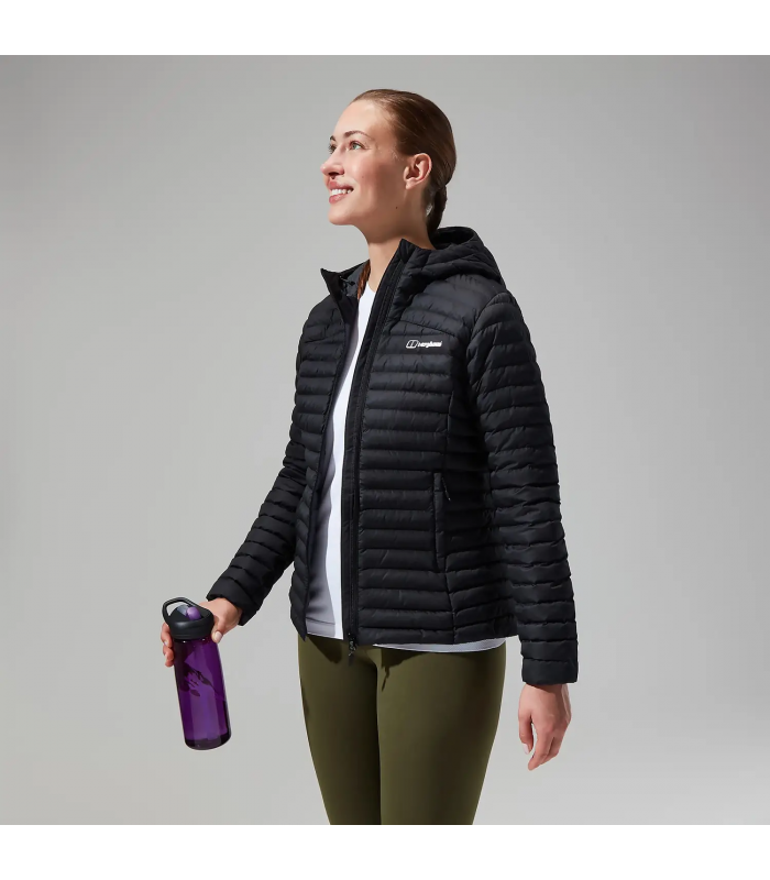 מעיל מבודד עם כובע לנשים Nula Micro Jacket