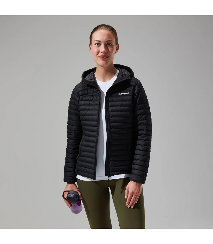 מעיל מבודד עם כובע לנשים Nula Micro Jacket