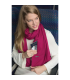 צעיף טיסות Travel Scarf עם כיס מוגן והגנת RFID