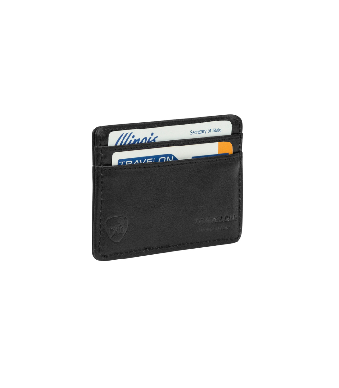 ארנק לכרטיסים Leather Card Holder RFID