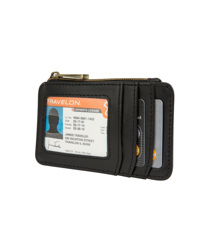ארנק לכרטיסים ומזומן RFID LEATHER