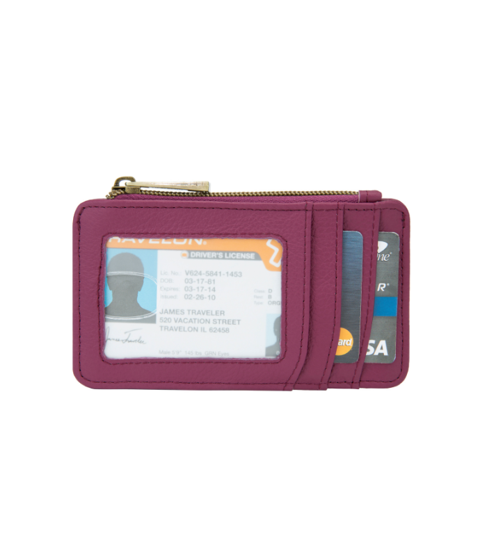 ארנק לכרטיסים ומזומן RFID LEATHER