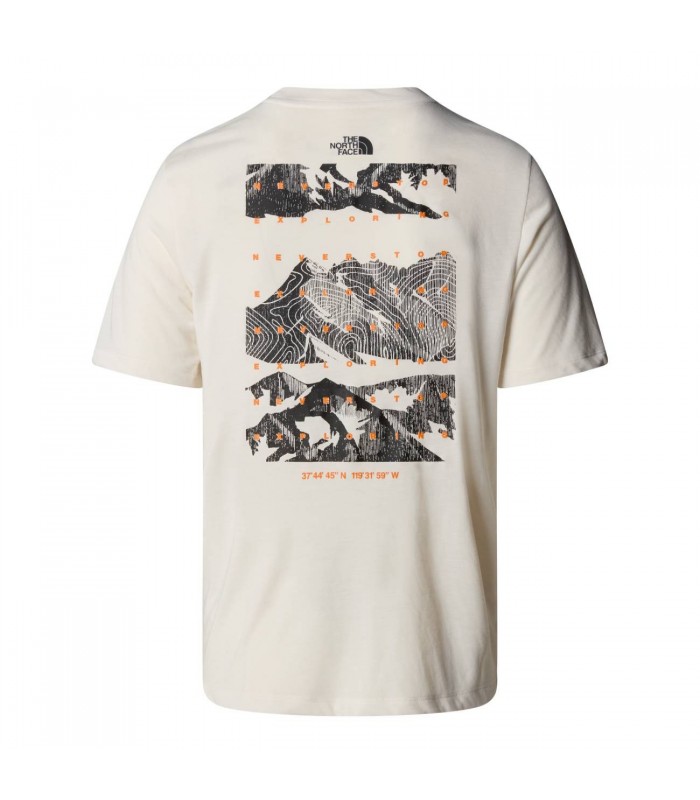חולצת טי שירט קצרה לגברים Foundation Mountains Faces חדש
